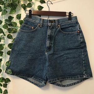 High-waist LEE 1889 jean shorts